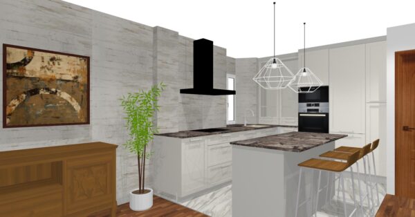 Diseño 3D Cocina